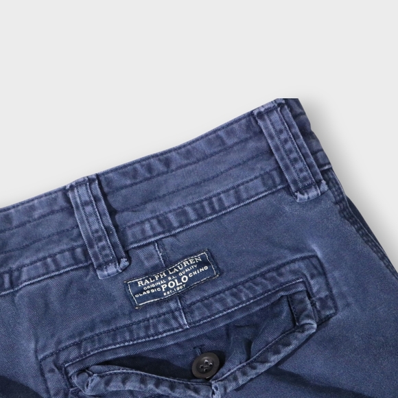 POLO Ralph Lauren Shorts Mens SZ 38 GELLAR Cargo Fatigue Blue Classic Fit - Picture 11 of 11